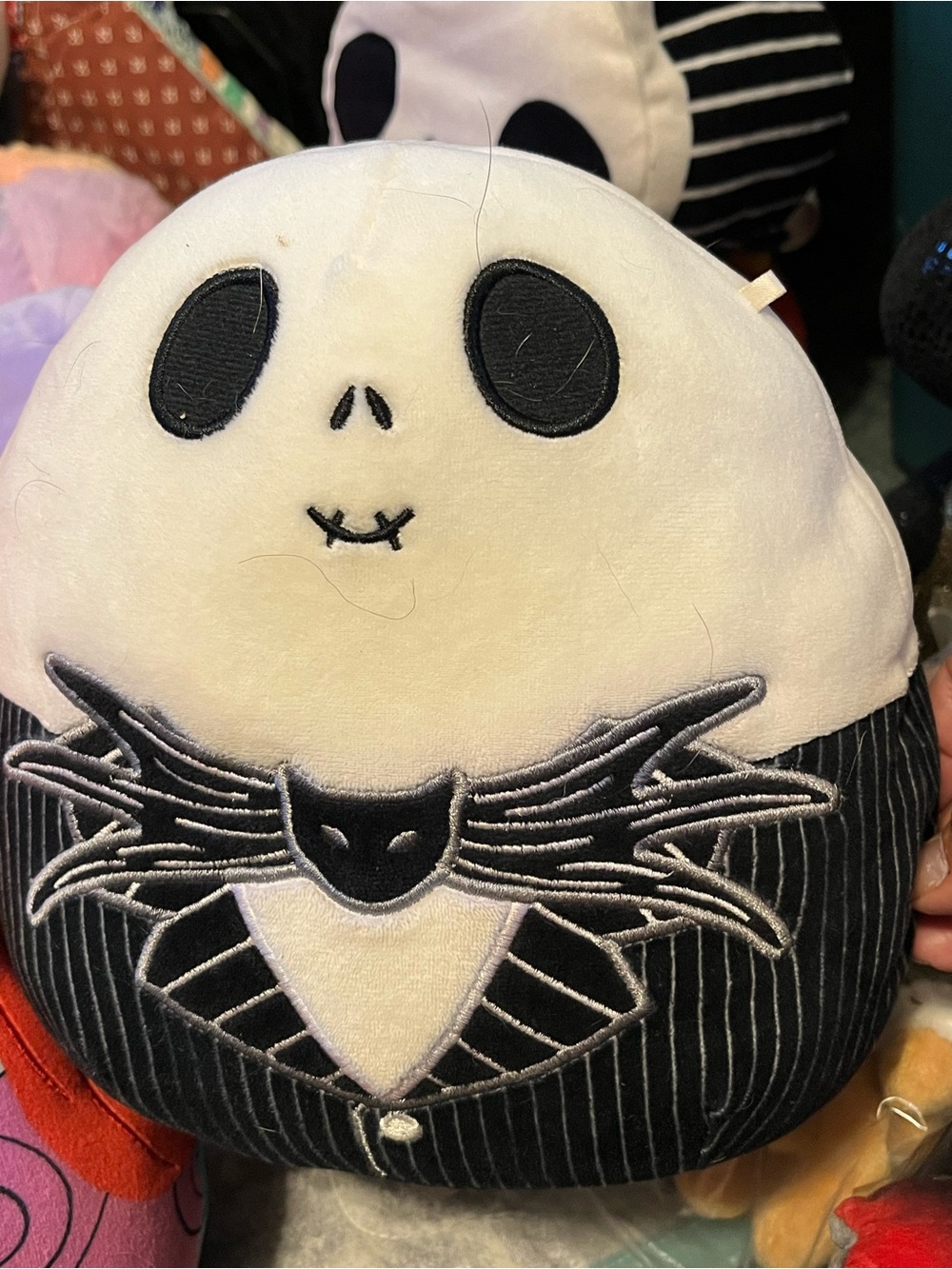 Jack Skellington Plush Stuffed Toy - White and Black